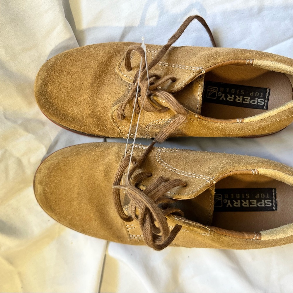 Sperry Men's Tan Suede Shoes